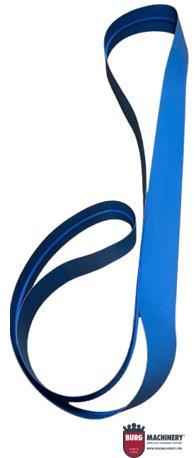 Trans.band 3250x75 PU blauw