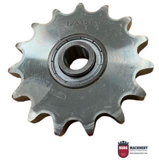 Kettingspanwiel 3/4"  Z15 staal