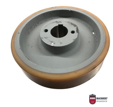 Loopwiel PU 200x50 as 35mm